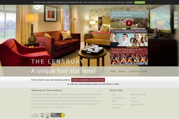 lensbury.com site used Lensbury