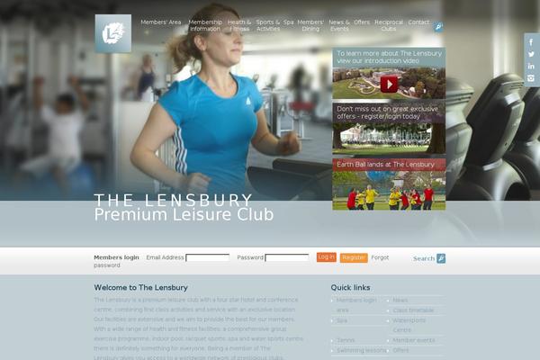 lensbury theme websites examples