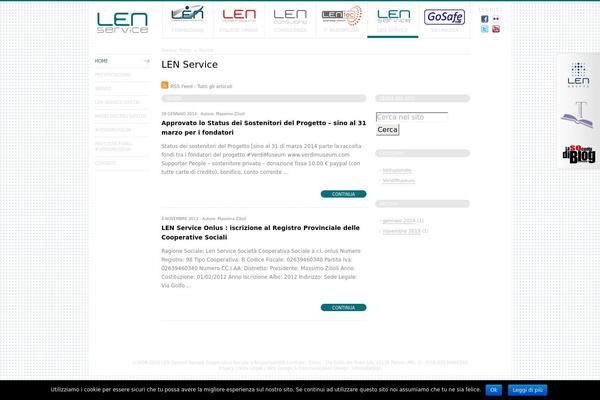 lenservice.it site used Len-id