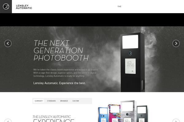 lensley.com site used Lensley-2012
