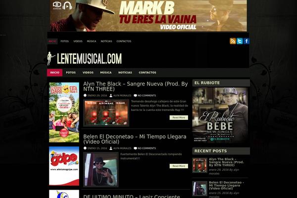 lentemusical.com site used Musicnation