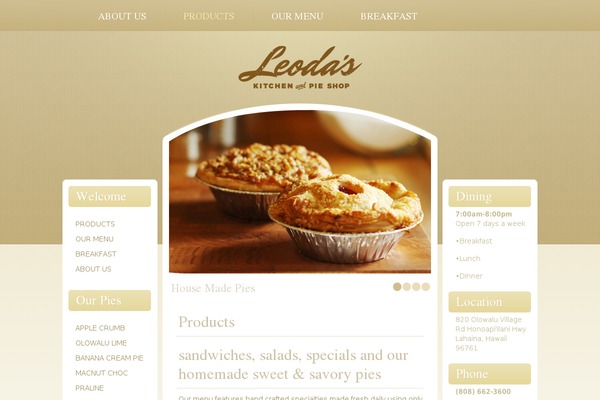 leodas.com site used Theme1387