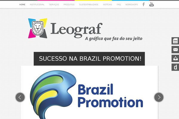 leograf.com.br site used Leograf