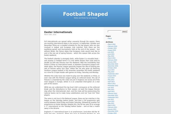 Default theme site design template sample