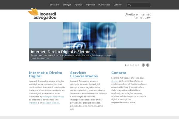 leonardi.adv.br site used Fuerzastudio