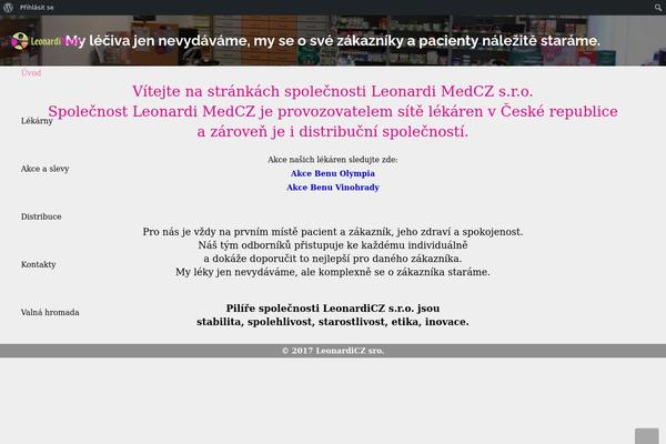 Impreza theme site design template sample