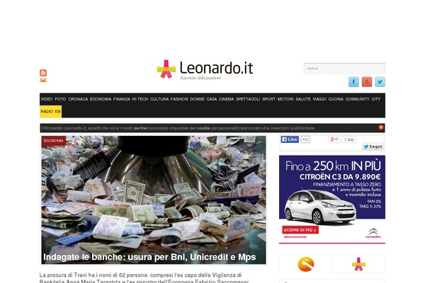 leonardo.it site used Delta-network