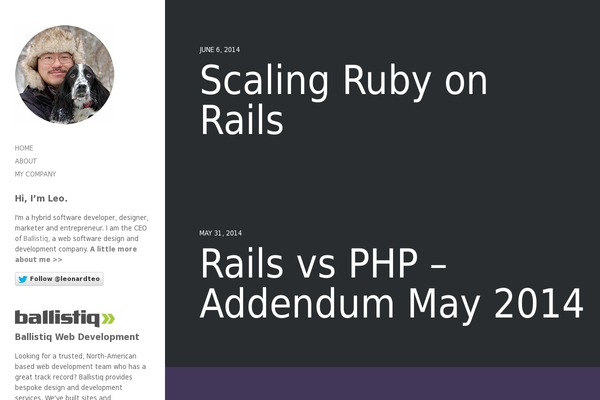 WordPress website example screenshot