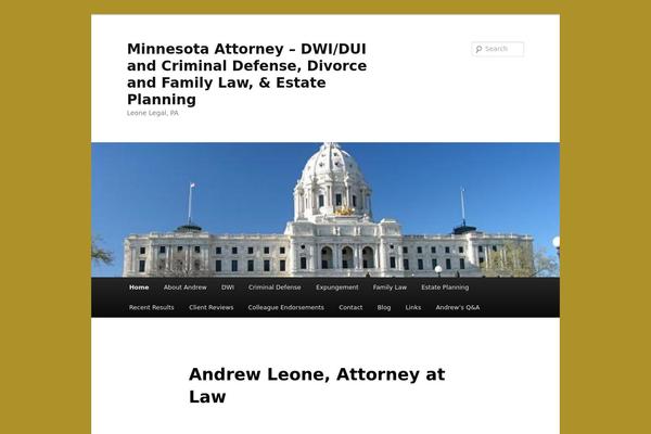 WordPress website example screenshot