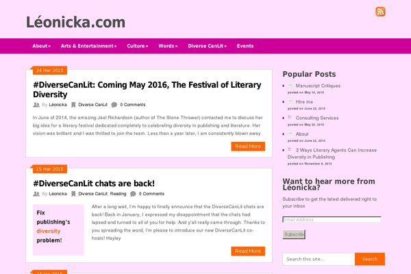 leonicka.com site used Leonicka