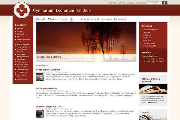 leoninum.org site used Leoninum