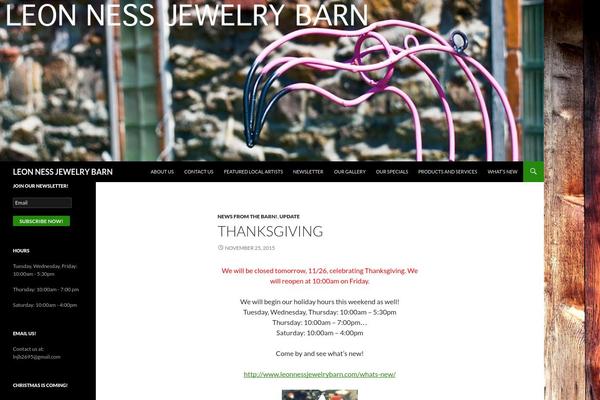 Twenty Fourteen theme site design template sample