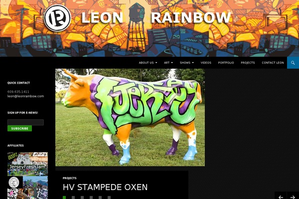 leonrainbow.com site used Rainbow-divi