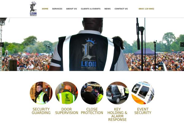 leonsecurityservices.com site used Leon-security