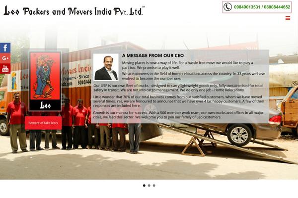 WordPress website example screenshot