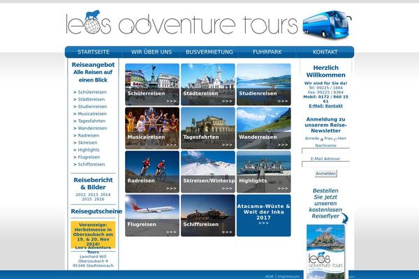 leosadventuretours.de site used Leos