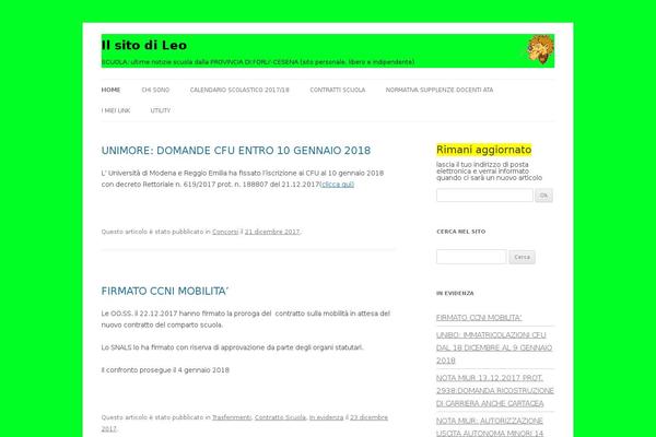 WordPress website example screenshot