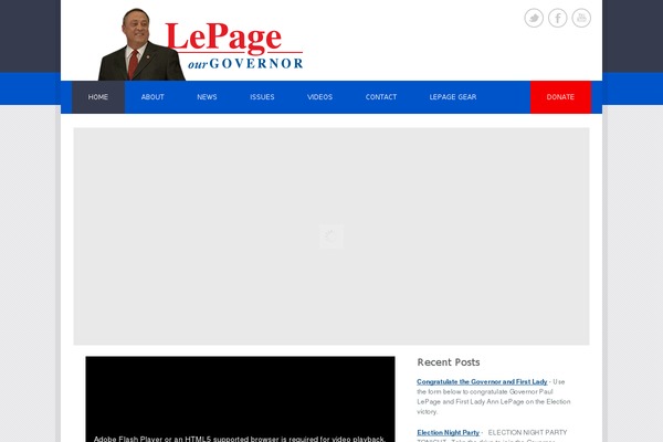 lepage2014.com site used Politician