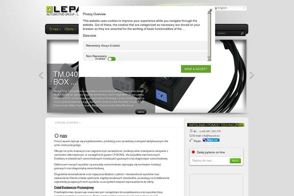 lepard.eu site used Theprofessionaldk