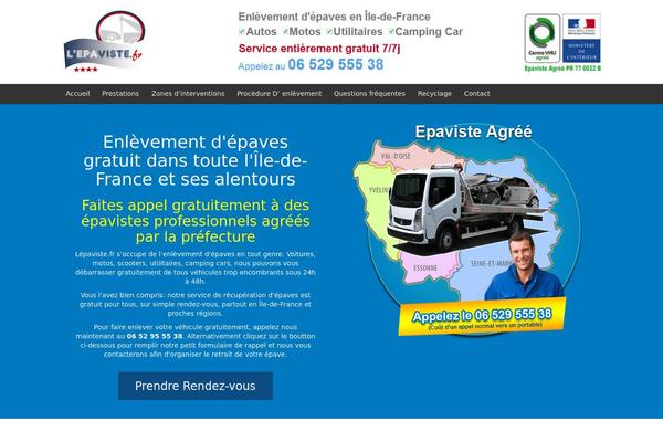 lepaviste.fr site used Responsive Mobile