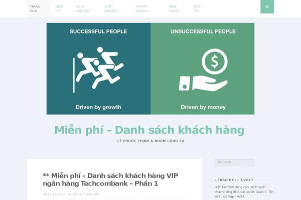 WordPress website example screenshot