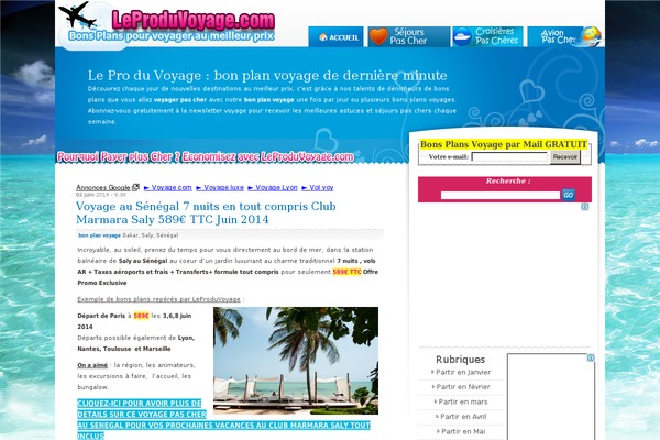 leproduvoyage.com site used Guide