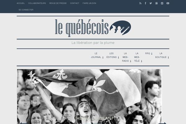 lequebecois.org site used Oldpaper-child