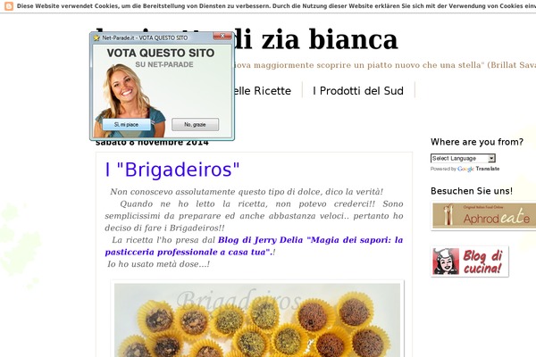 lericettediziabianca.com site used Temagiornale