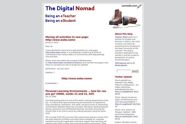 WordPress website example screenshot