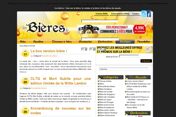 les-bieres.fr site used Langit