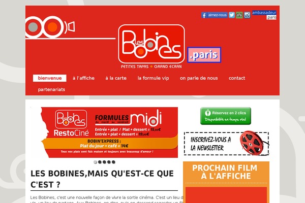 les-bobines.fr site used Les-bobines