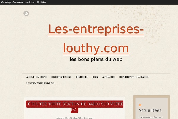 les-entreprises-louthy.com site used Liquorice