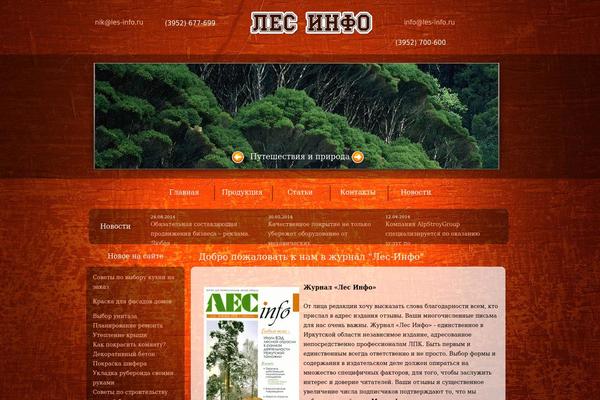 Twenty Eleven theme site design template sample
