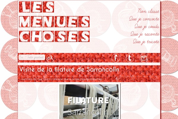 les-menues-choses.fr site used Divi-menueschoses