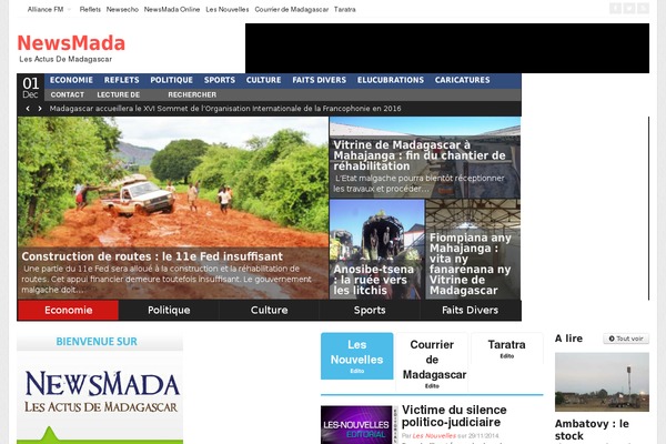 les-nouvelles.com site used Newsmada