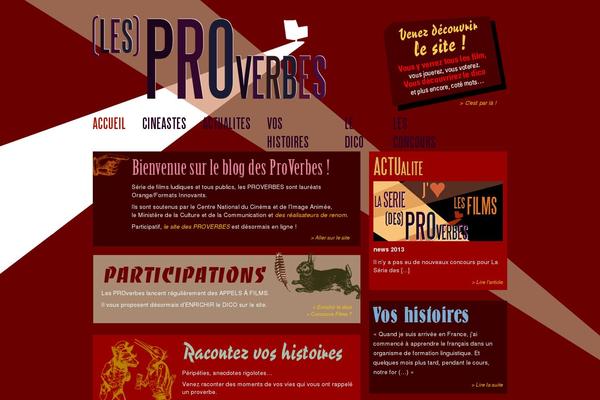 les-proverbes.fr site used Proverbes