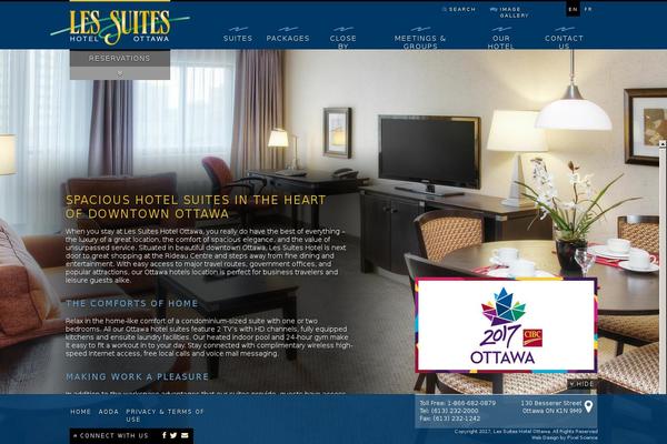les-suites.com site used Les-suites
