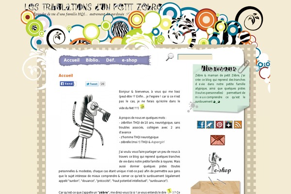 les-tribulations-dun-petit-zebre.com site used Color-o-ring