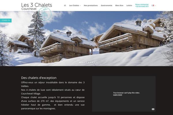 les3chalets-courchevel.com site used Chalettheme