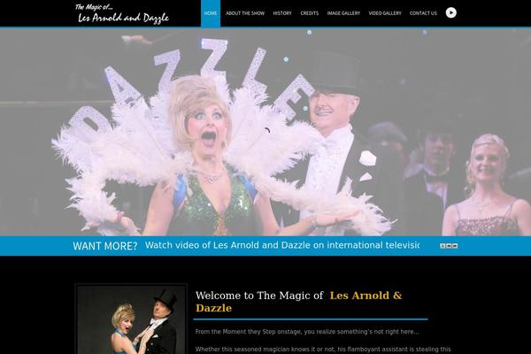 Magic theme site design template sample