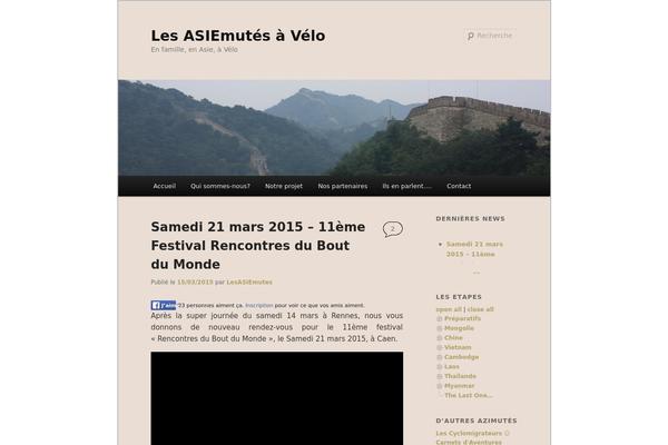 WordPress website example screenshot