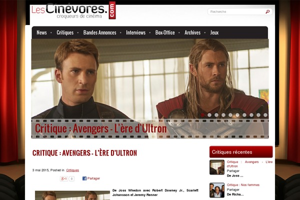 lescinevores.com site used Cinemaclub