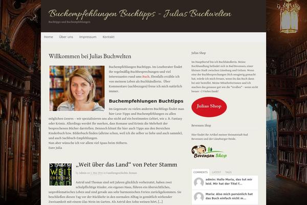 WordPress website example screenshot