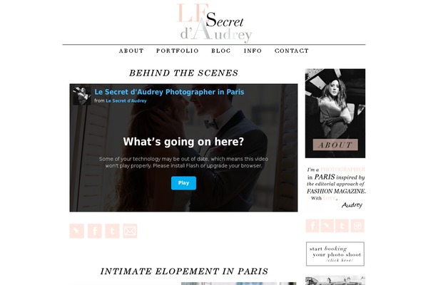 WordPress website example screenshot