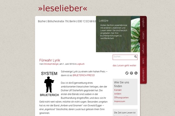 leselieber.de site used Leseleber