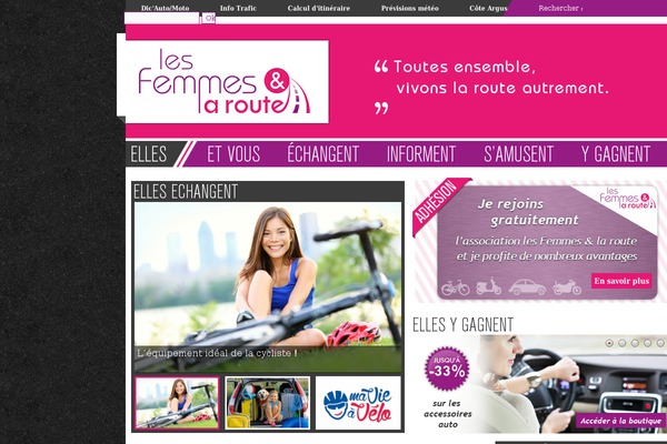 lesfemmesetlaroute.fr site used Lesfemmesetlaroute