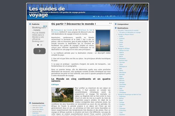 lesguides.fr site used Mandigo