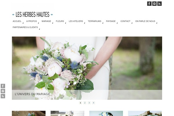 Parabola theme site design template sample