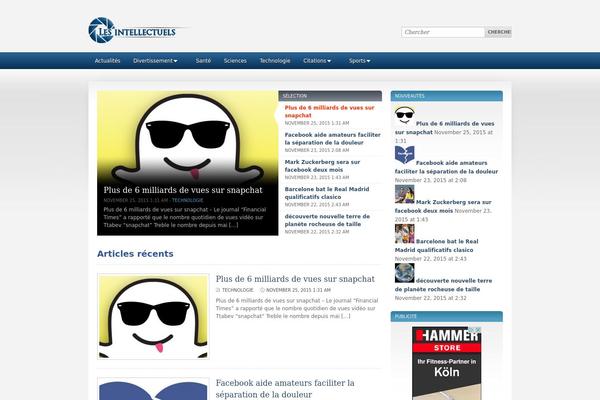 lesintellectuels.com site used Sportpress