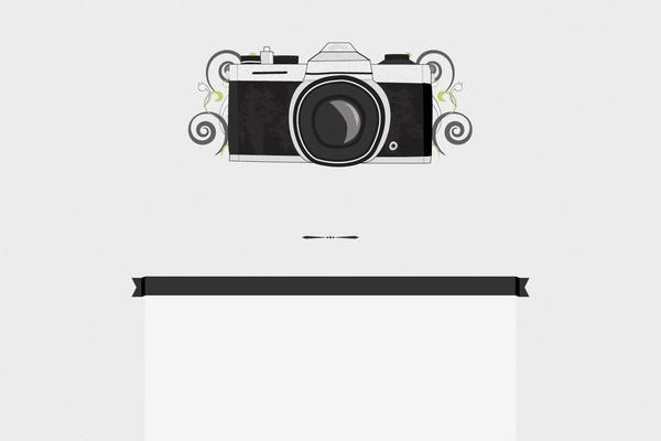 Vintage Camera theme site design template sample